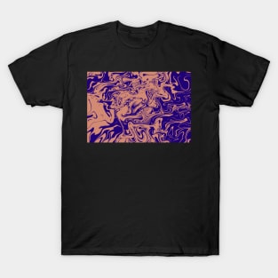 Retro Abstract Liquid Pattern #2 T-Shirt